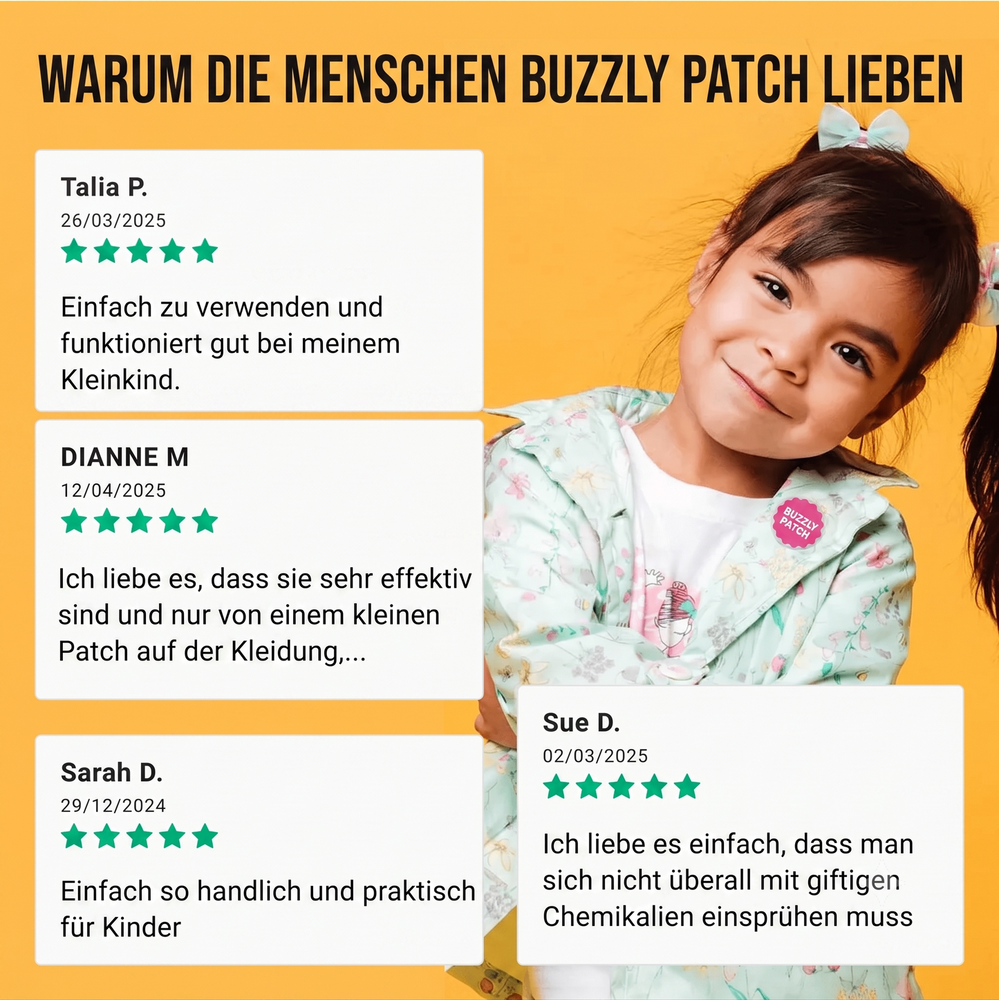 Buzzly Insektenschutz-Patches