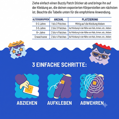 Buzzly Insektenschutz-Patches