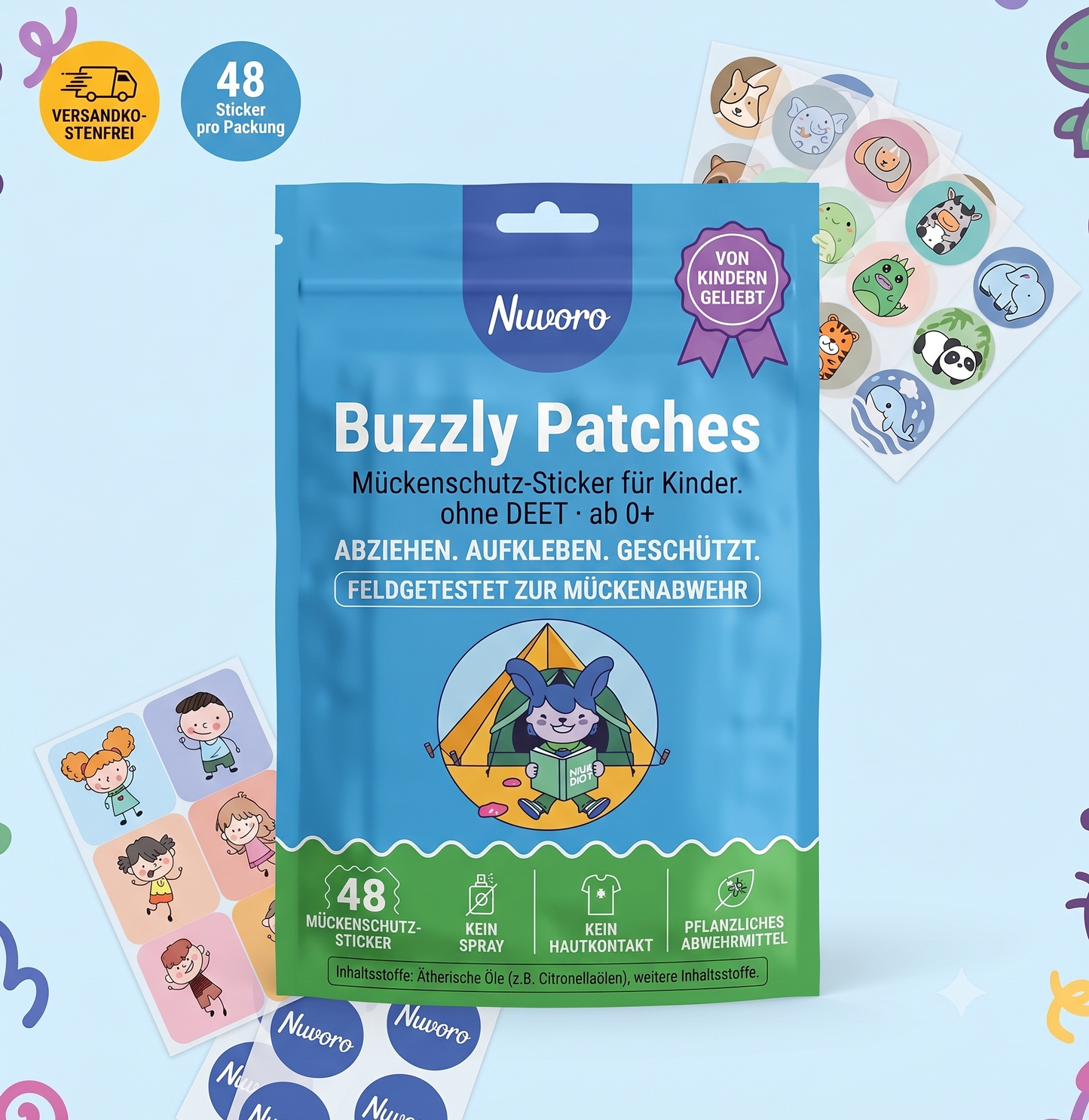 Buzzly Insektenschutz-Patches